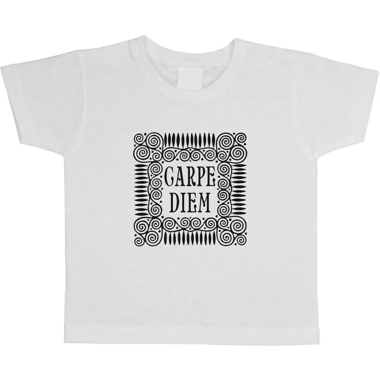 Kinder T Shirt Baumwolle quot Carpe Diem Motiv TS063842 vintage Washed Casual Breathable Unisex Versatile graphic Soft