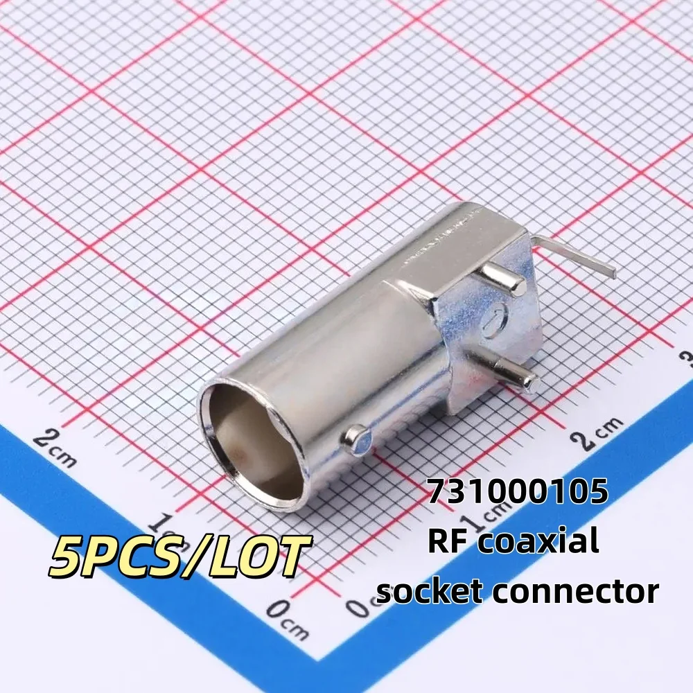 

5 шт. 731000105 73100-0105 0731000105 50 Ом BNC RF коаксиальный разъем новый и оригинальный