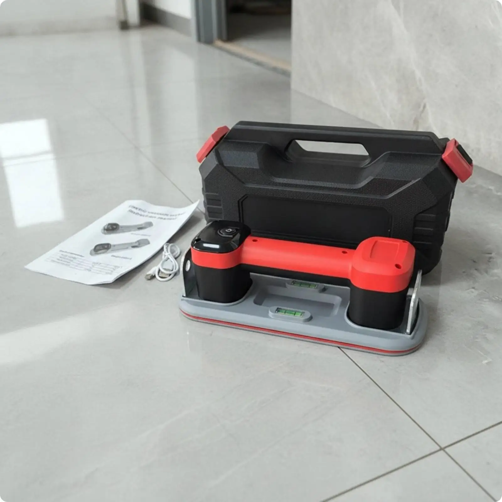 Floor Repair Suction Tool Electric Rechargeable Strong Hold for Workshops