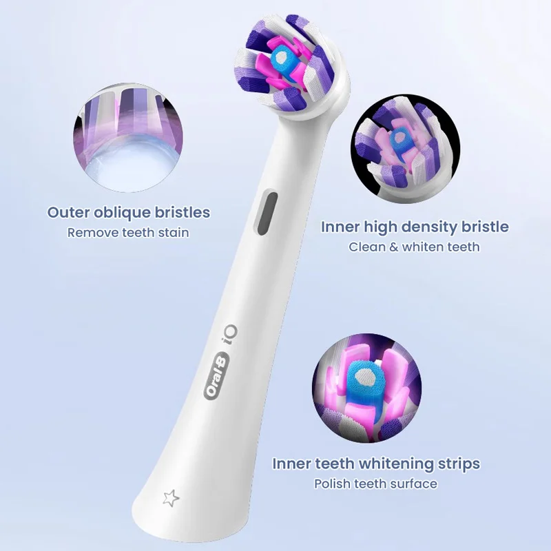 Oral B IO Series Brush Heads Refills Gentle Care Ultimate Clean Radiant White for Oral B Electric Toothbrushes IO5 IO7 IO8 IO9