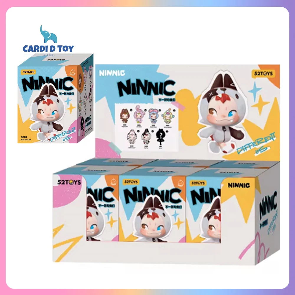 

New 52toys Ninnic Bag Charm Mystery Box Ninnic Different Us Blind Box Genuine Kawaii Doll Ninnic Anime Figures Surprise Gift Toy