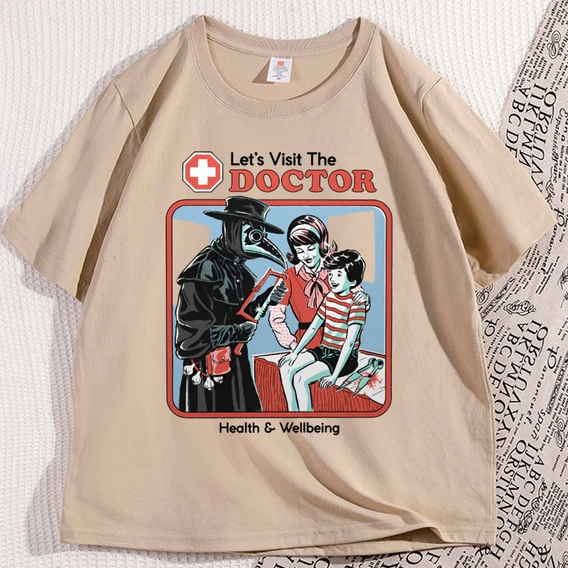 The Treating Doctor T-Shirt Men Women Casual Cotton Short Sleeve Tshirt Round Neck Tee Shirts Comfortable Top Unisex Clothes