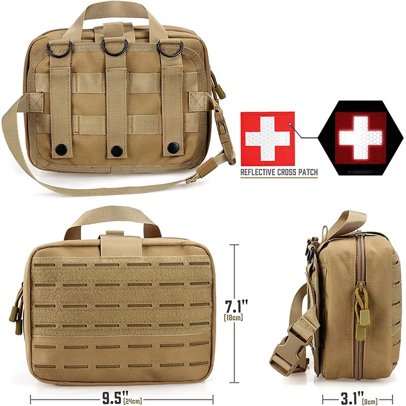 First Aid Kits Medical Bag Emergency Outdoor Molle Hunting Car Emergency Camping Survival Tool EDC Pouch