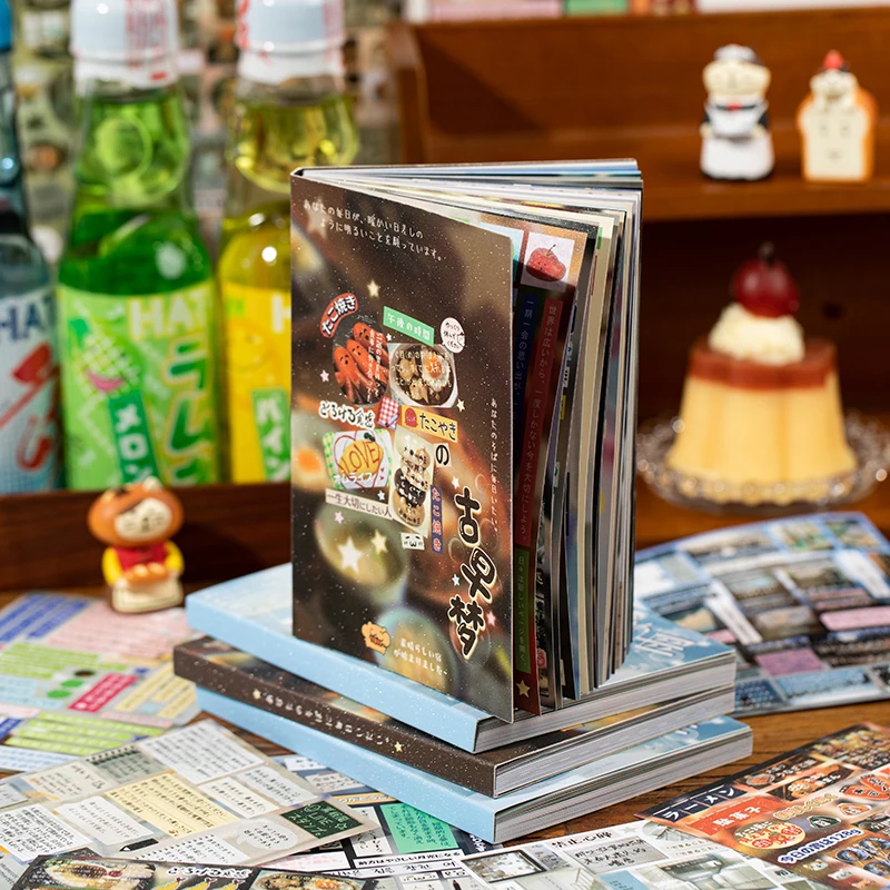 

30 шт., японская винтажная наклейка, книга A6, декоративный дневник, сделай сам, скрапбукинг, журнал, материал, наклейки для коллажа