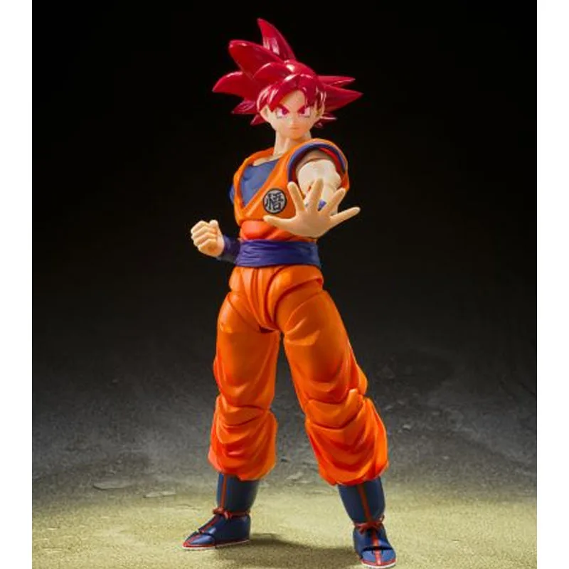 Bandai Genuino SHFiguarts Anime Figura Dragon Ball Z Super Saiyan Dio Son Goku 140mm Action Figure Giocattoli per I Ragazzi Bambini Regalo