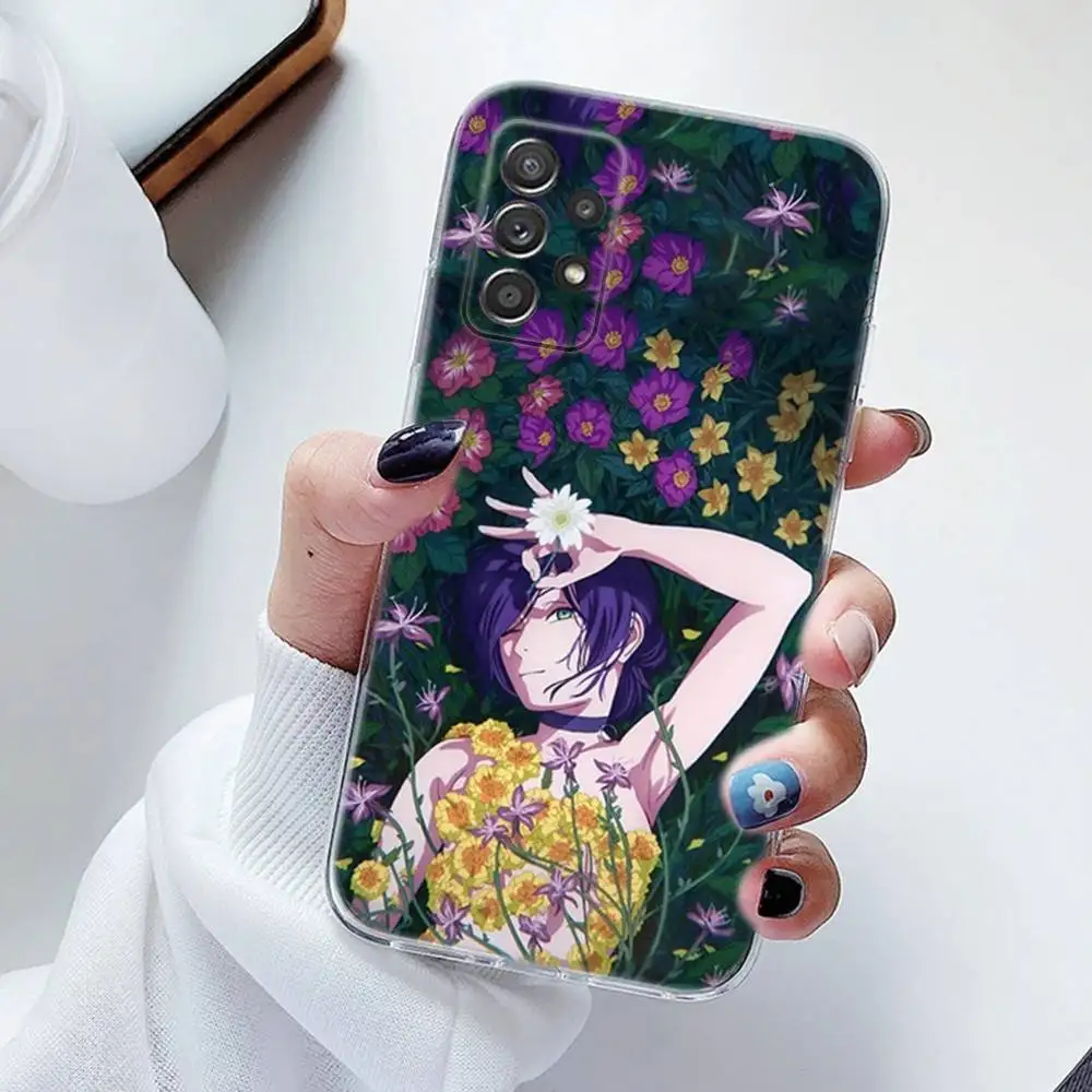 حافظة هاتف C-Chain-saw Man Reze من السيليكون لهاتف سامسونج S23,21,22,20 FE lite,S10,9,PIus,A70,ناعم وشفاف #6