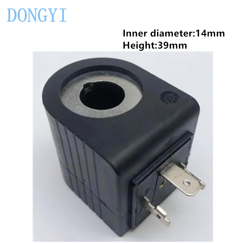 M14.31.0001 M14.31.0002 Solenoid Valve Coil DC24V Inner Hole 14mm Height 39mm