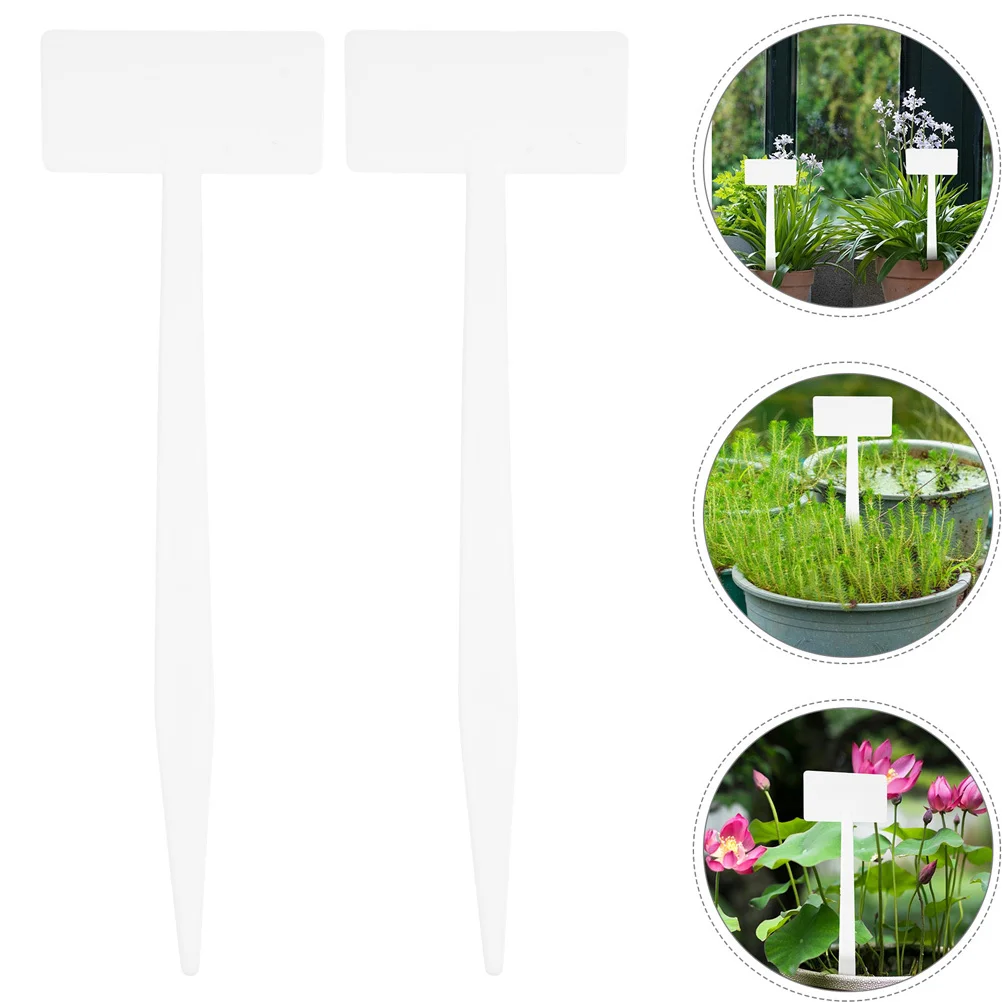 

10pcs Garden Plant Labels Plastic Tags For Outdoor Potted Plants Greenhouse Nursery Identification Signs Pp Material