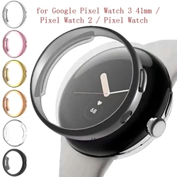 2Pcs Case for Google Pixel Watch 3 41mm / Pixel Watch 2 / Pixel Watch, Anti-Scratch Protective Soft TPU Cover Case.
