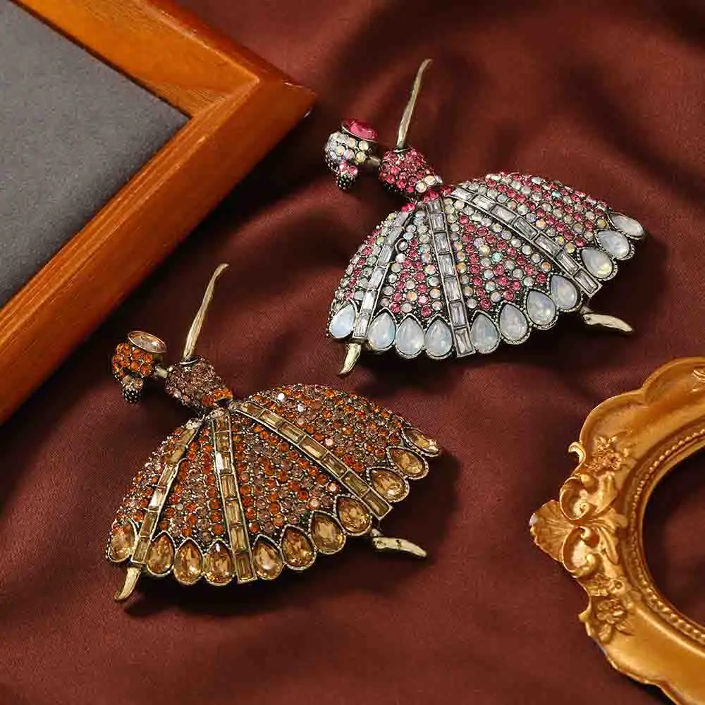 

Stylish Minimal luxury brooch with Bohemian women's gold brooch for women‘s girl party gift jewlry Wholesale