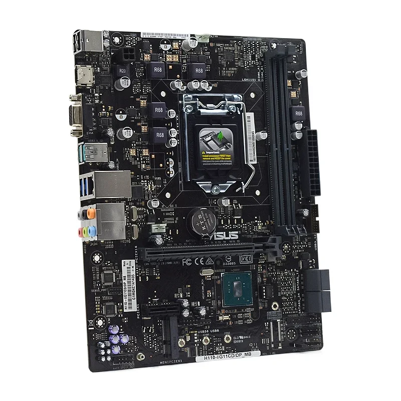 ASUS H110-I/G11CD/DP_MB Motherboard Intel H110 LGA 1151 DDR4 32GB USB3.0 ATX  support   6/7th Gen Intel Core cpus