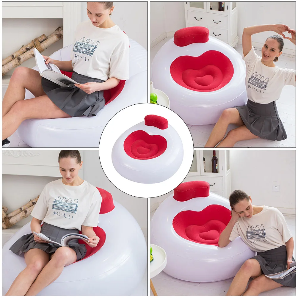 

Надувное кресло для отдыха, ленивый диван, открытый кемпинг, ПВХ, портативный складной высокопрочный практичный воздушный диван-кресло