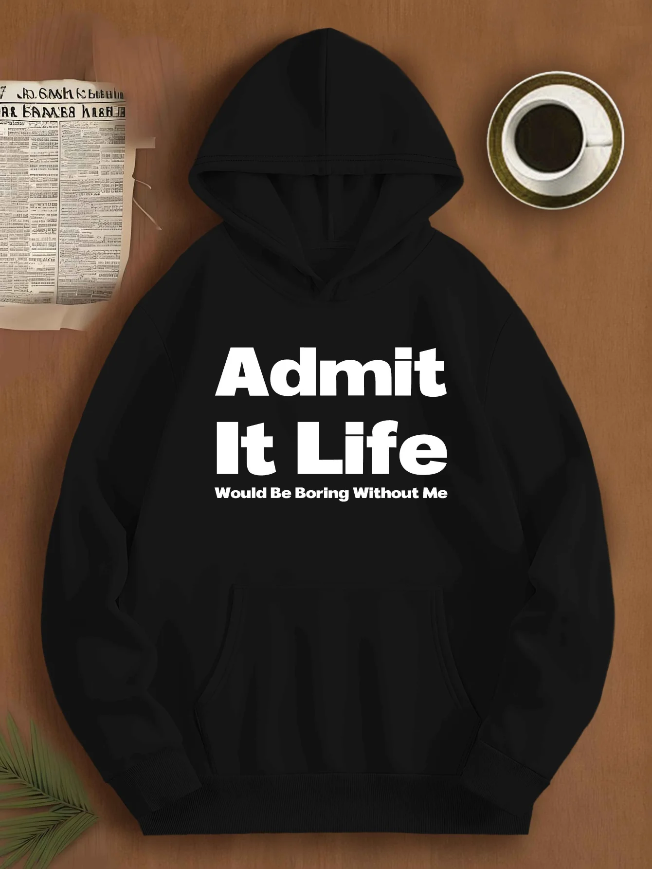 

Мужская зеленая рубашка с капюшоном — забавный принт «ADMIRE IT LIFE», повседневная и удобная спортивная рубашка с карманами-кенгуру.