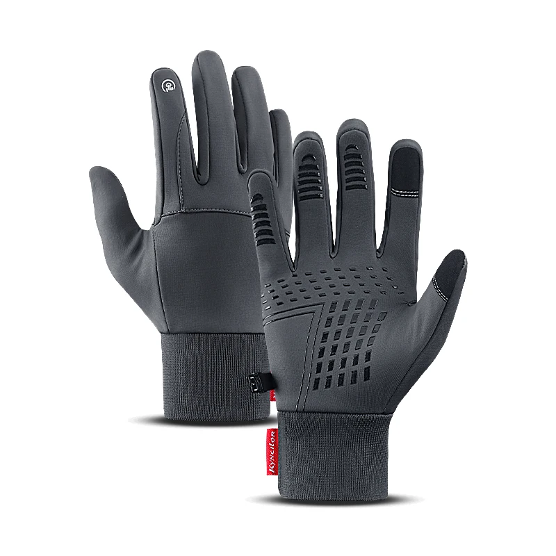 Guantes de invierno para hombre y mujer, manoplas térmicas de lana para ciclismo, frío y viento, resistentes al agua, con pantalla táctil, cálidos