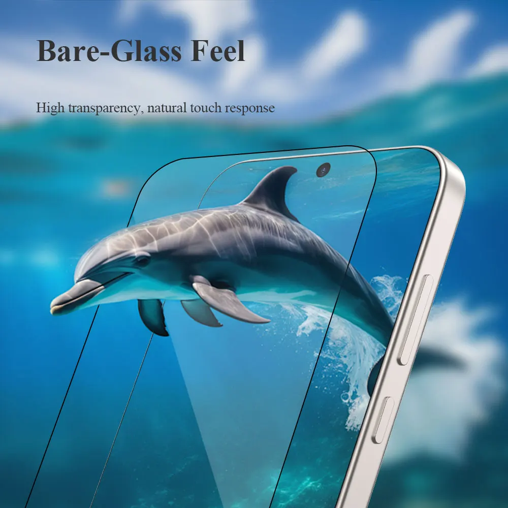 Lereach Displayschutzfolie aus gehärtetem Glas für OnePlus 15/15R/Ace 6/Ace 6T mit staubfreier Positionierungsbox, Auto-Align, HD Clear – Detail 6