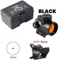 red dot--black