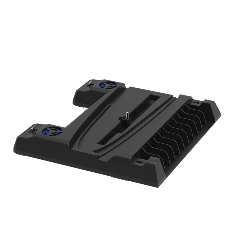 

High Quality-For PS5 Slim Vertical Cooling Stand Black ABS+Hardware Base Plate For PS5 Consoles Accessories