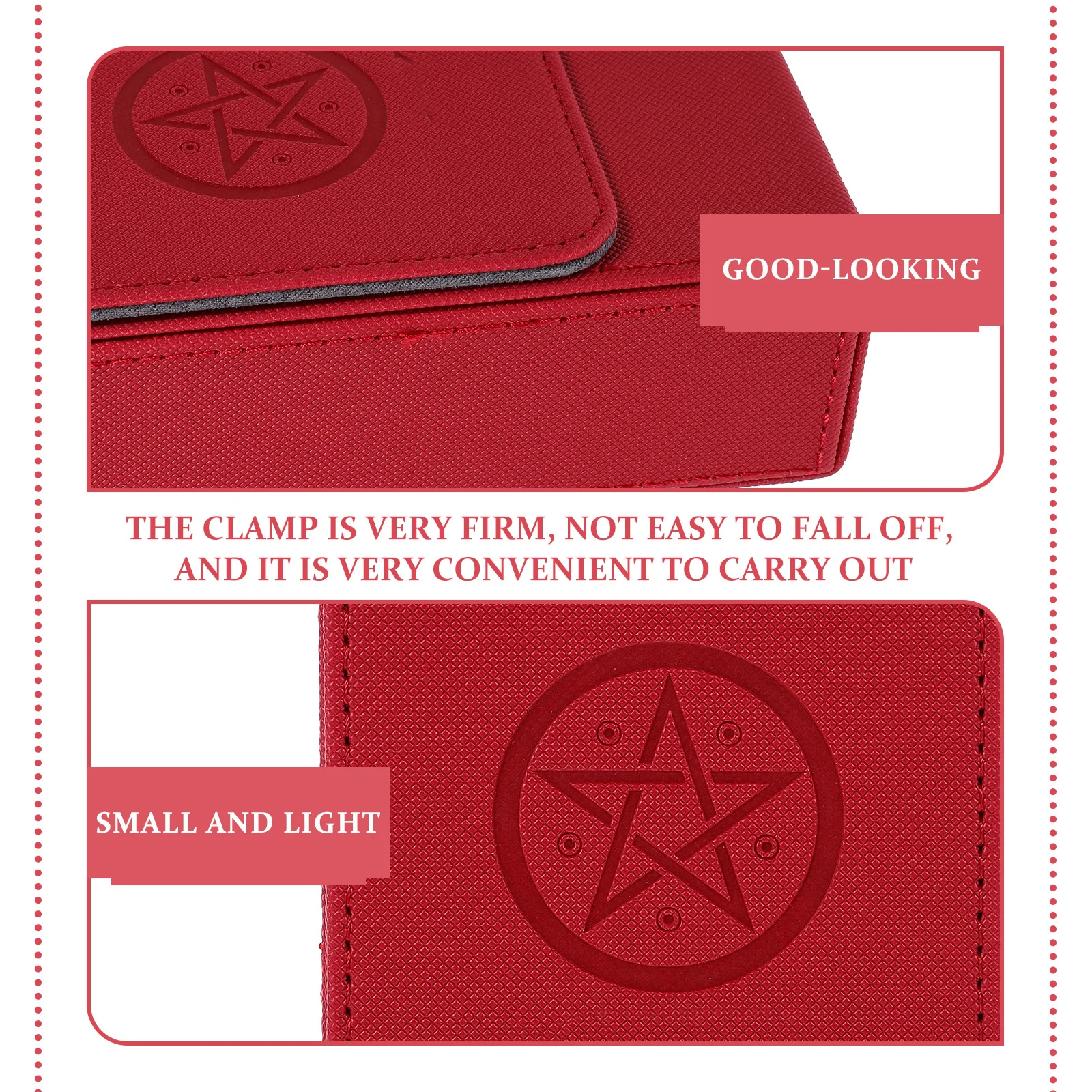 Paper Card Storage Box Portable Tarot Storage Container Waterproof Rectangular Holder For Diary Envelope Postcard Pu Case