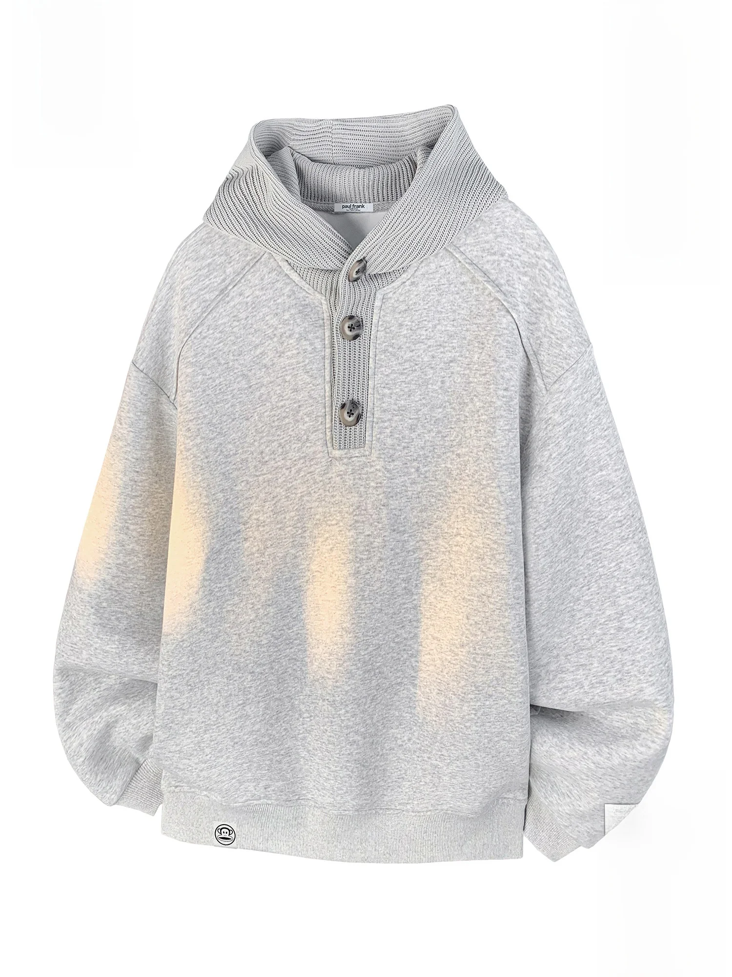 

PaulFrank Men's Knitted Hoodie Sweatirt American Sle Loose Button-Up Cardigan Long Sve Warm Youth Faion Autumn Winter