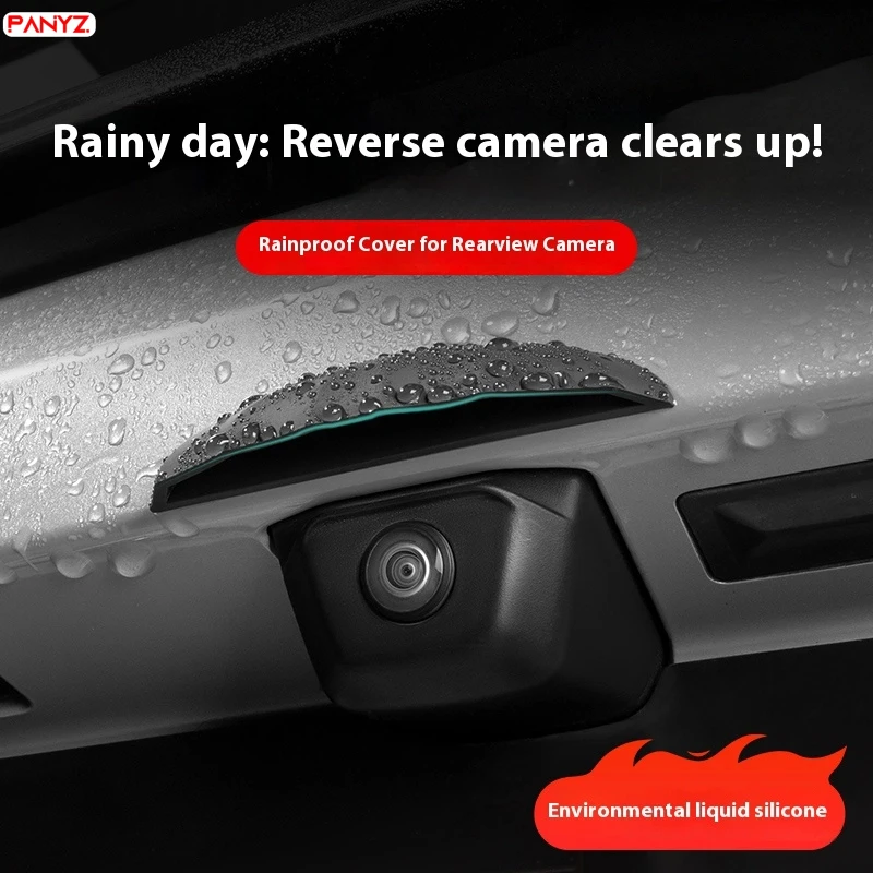 Для Zeekr 009 7X 007 001 автомобильный чехол для камеры заднего вида, водонепроницаемый противодождевой чехол для камеры, защитный безопасный силиконовый чехол для камеры заднего вида