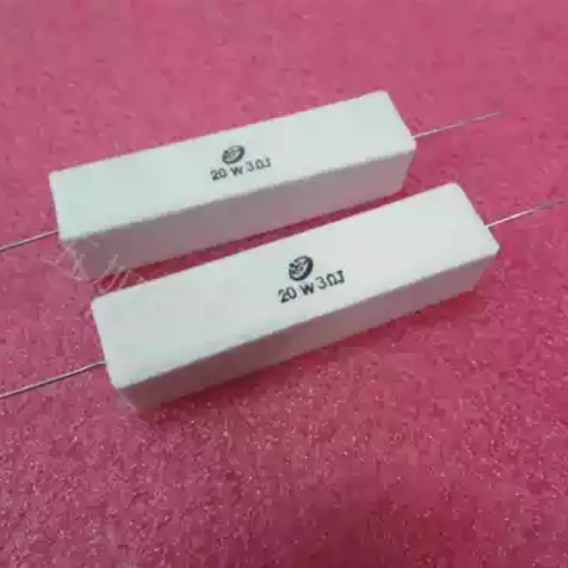 10-100pcs s20W3RJ SQP 20W 3R 5% high-power axial cement resistance, width 14, length 60, thickness 13