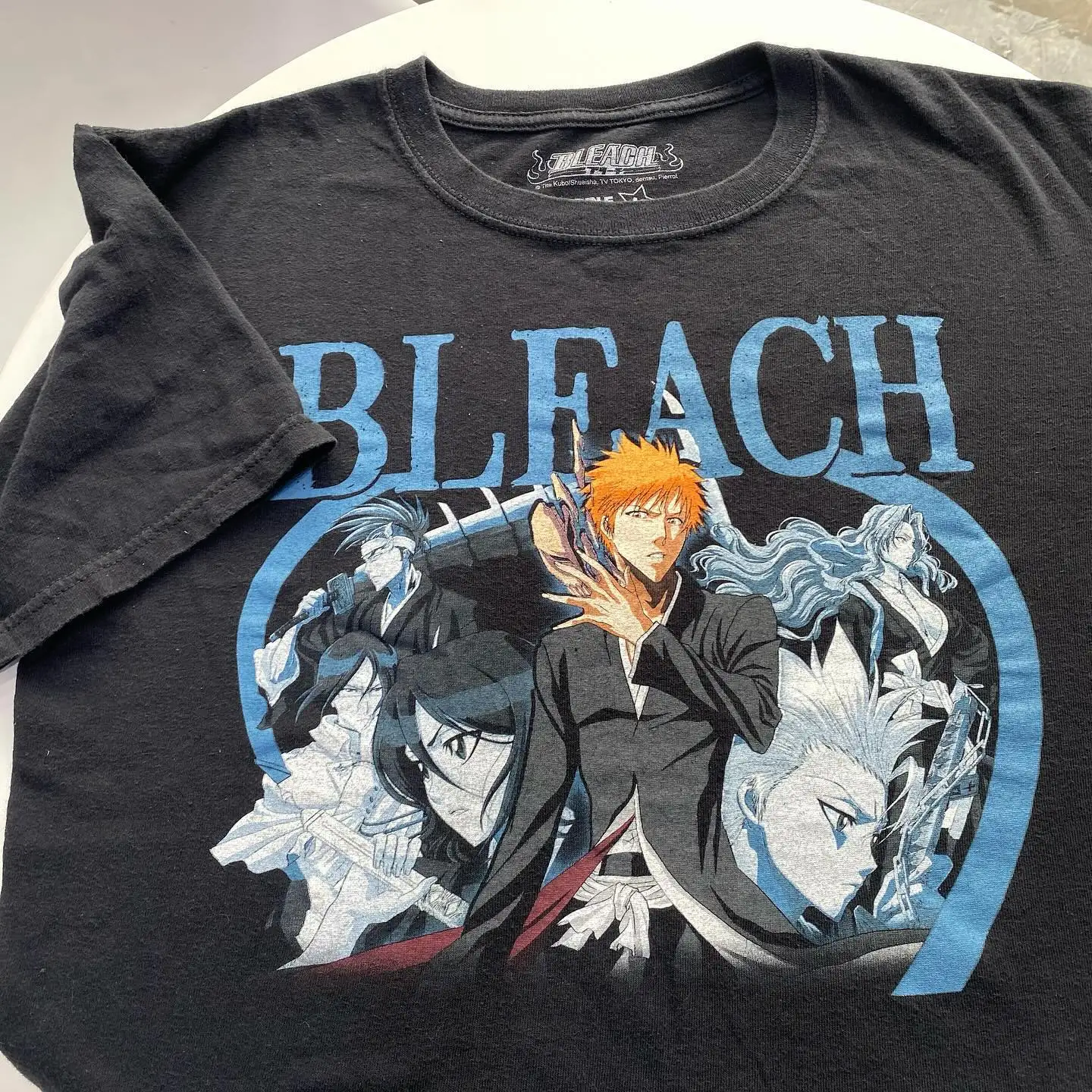 Bleach ort Sve Tirt Bla Advanced Sense Faion Top estivo da donna grande Quali Cotton School orm irt