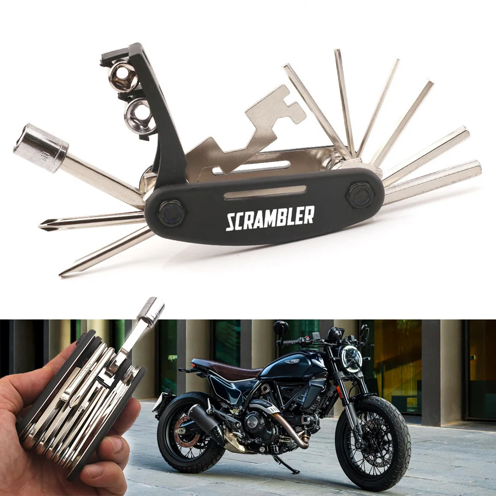 For Ducati Scrambler 400 X 400X 800 1200 Xe Universal Repair Tools Screw Driver Motorcycle Accessories