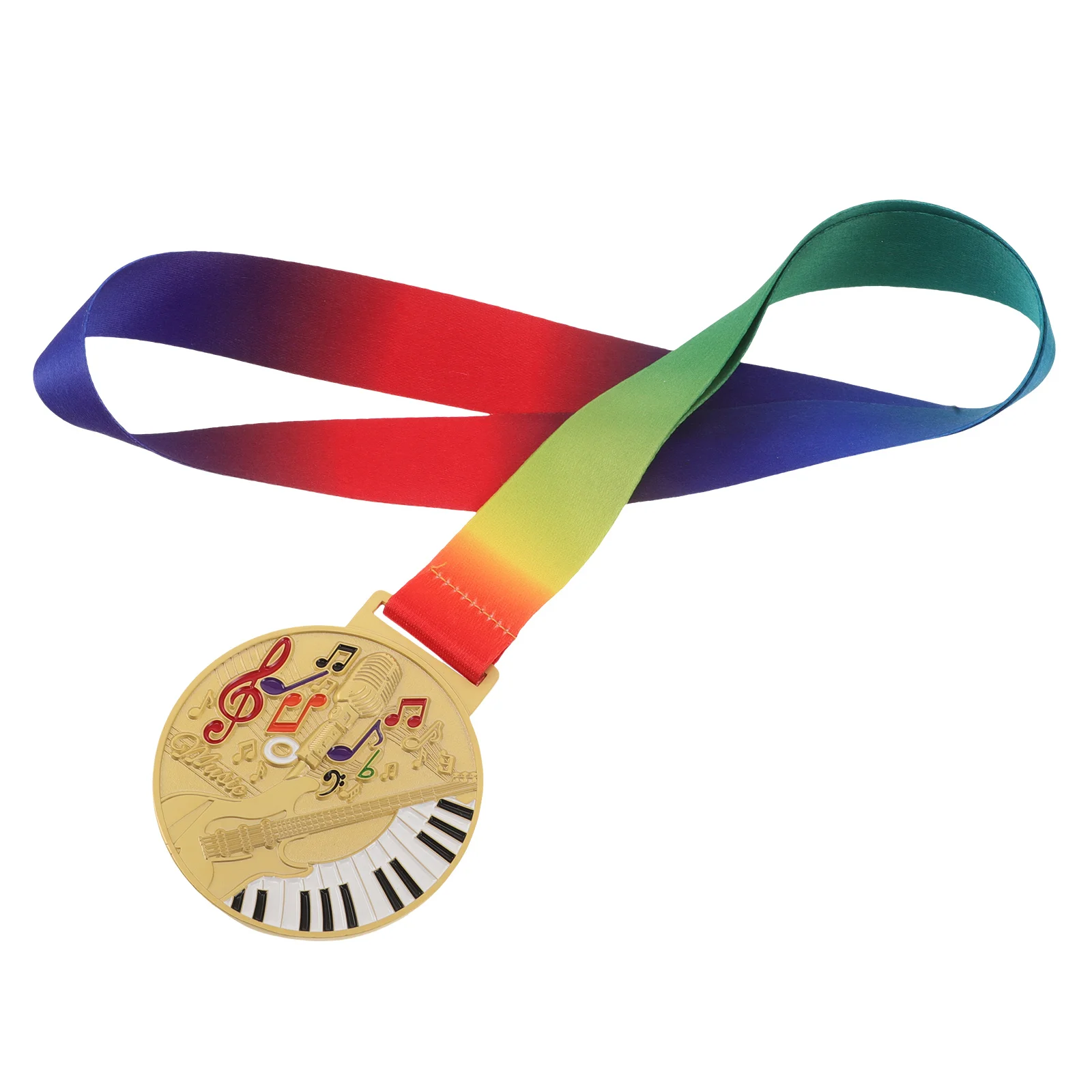 

Gold Music Note For Kids Zinc Alloy Award Medals For Competitions Talent Shows Performances Party Medals Bands Lightweight