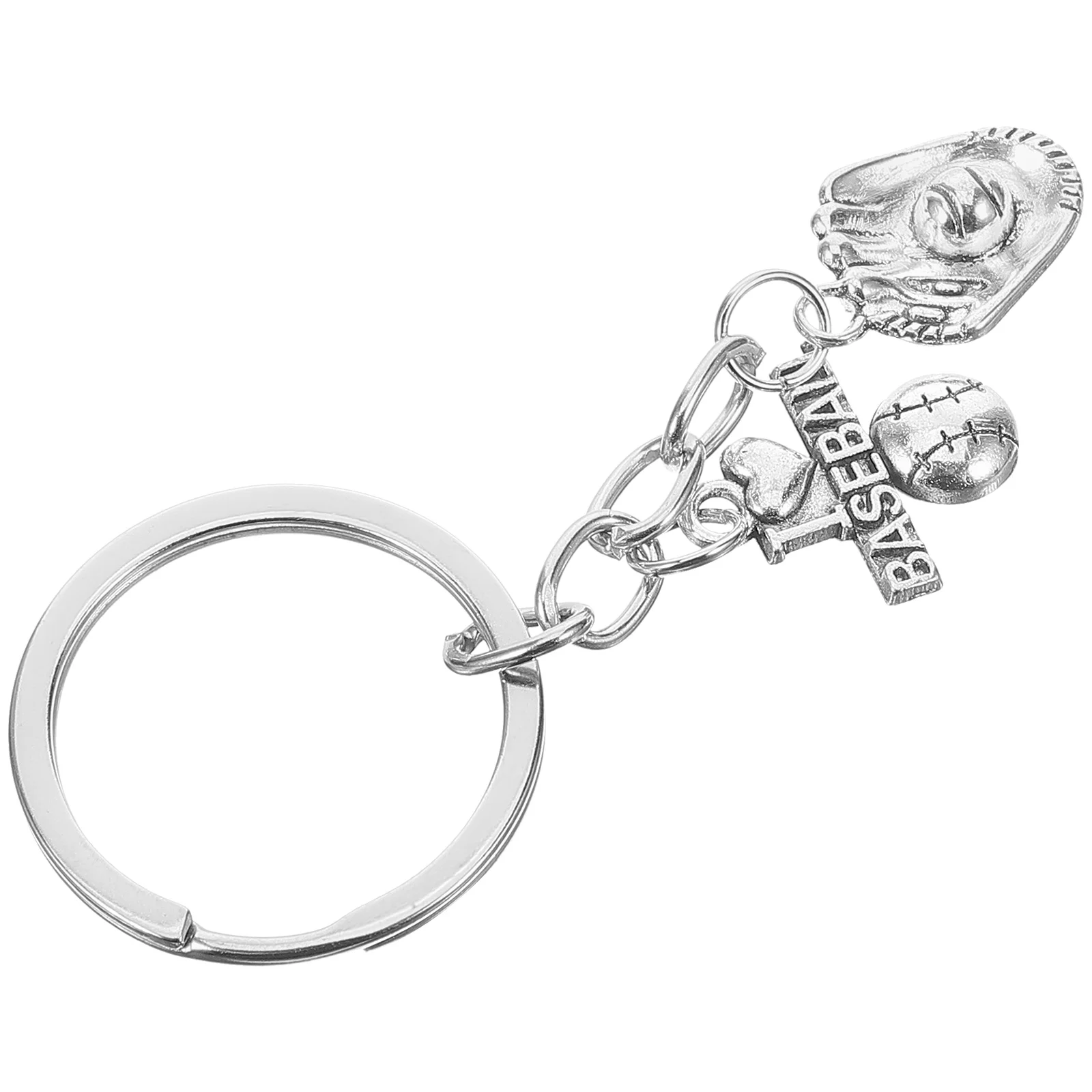 

Key Chain Baseball Keychain Pendant Backpack Decoration Alloy for Bag Ornament Chains Women Car