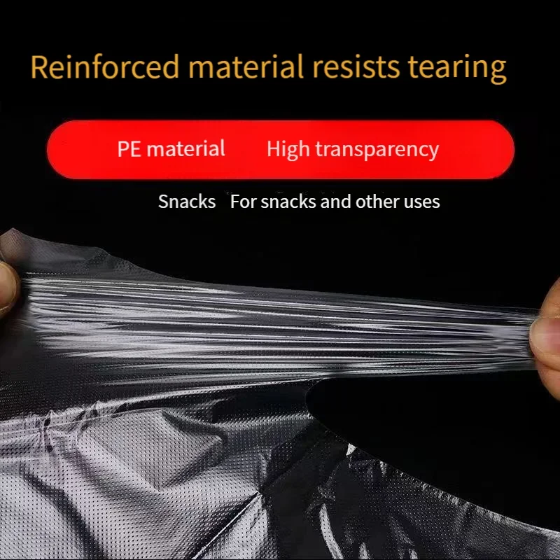 100 Pcs Disposable Gloves Food Grade Thickened Catering Takeaway Crayfish Plastic Film Pe Gloves Sturdy And Durable