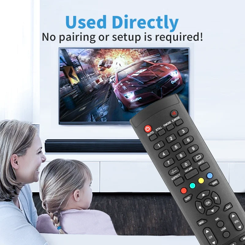 RM-C3113 RMC3113 Remote Control Compatible with Spare Parts Remote Control, For Spare Parts TV