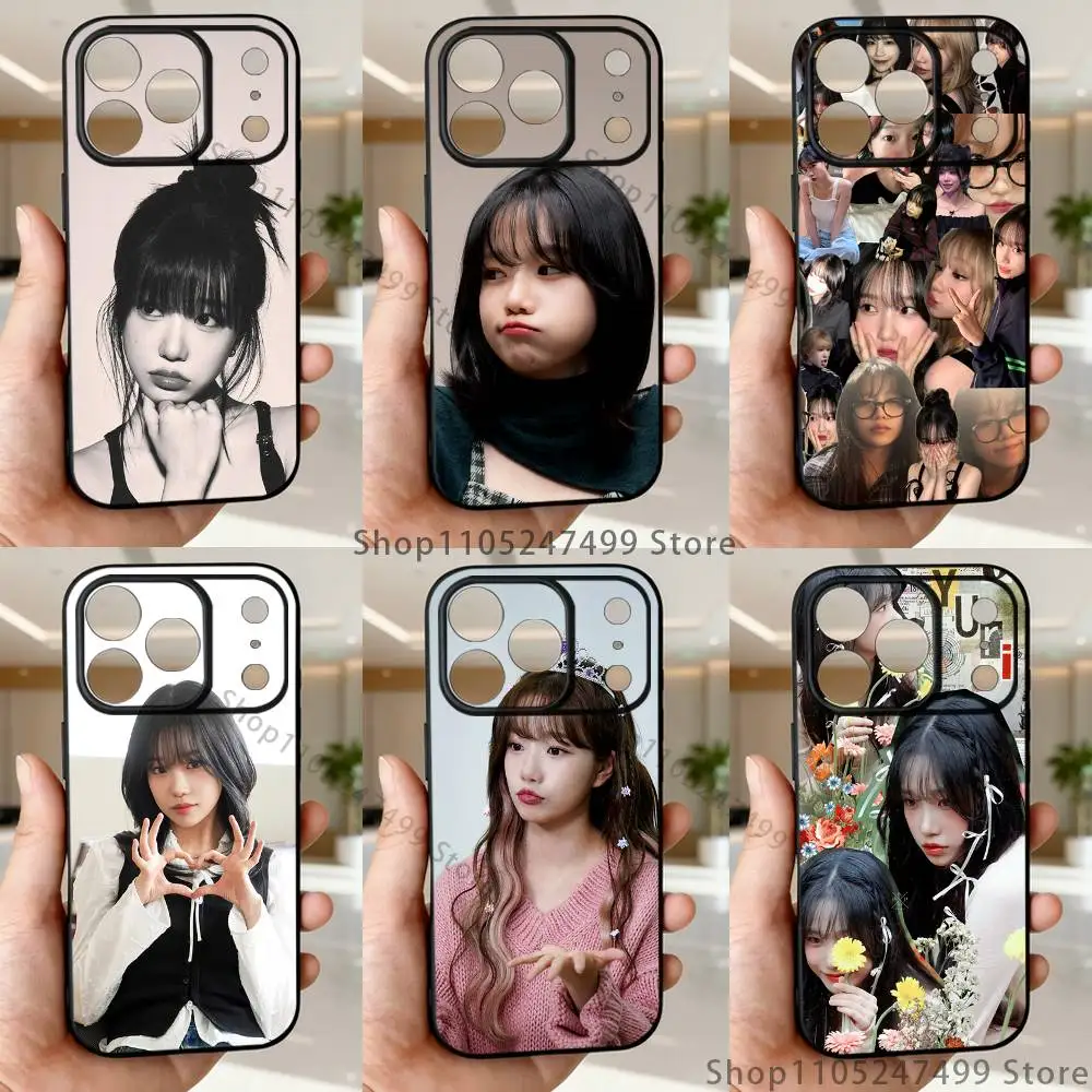 Singer Actress J-Jo Yuri Phone Case For iPhone 17,16,15,14,13,12,11,Pro Max,XSX,,XR,SE,Mini,8,7,Soft Silicone Black Cover