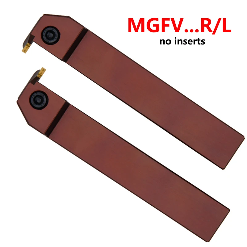 

7-shaped Face External Grooving Tools Holder CNC MGFVR MGFVL MGFV220R MGFV320R MGFV325R MGFV420R MGFV425R MGFV320L15 MGFV325L