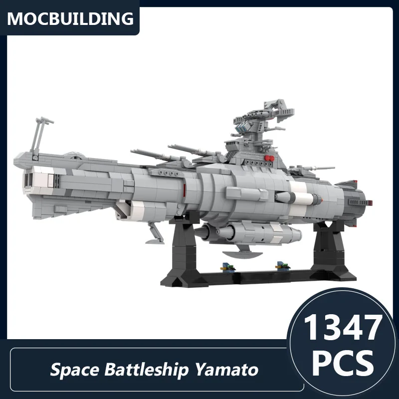 Space Battleship Yamato UNCF Dreadnought Moc Building Blocks DIY Assembled Bricks Space Display Collection Toys Gifts 1347PCS