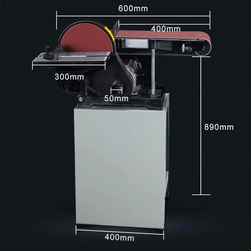 

1500W Electric Belt Sander 450/550W DIY Polishing and Grinding Machine Fixed-Angle Metal and Woodworking Grinder