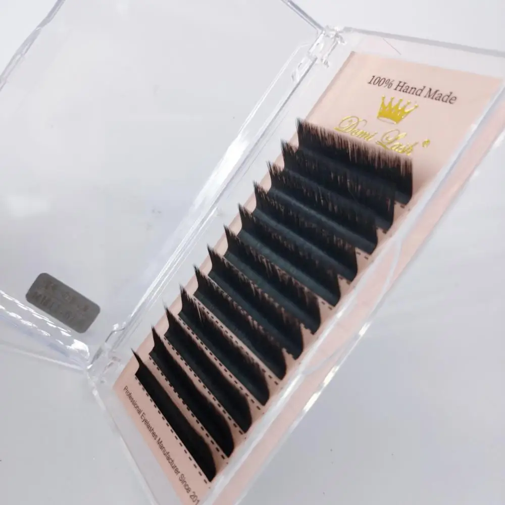 L Curl Easy Fan False Eyelash Extensions Russian Volume Fast Fanning Individual Lashes Classic Premium Mink Eyelash Supplies