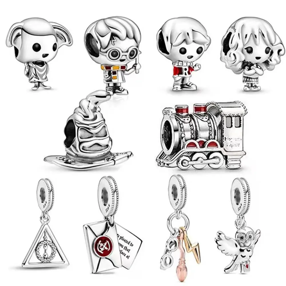 

2025 S925 sterling silver Marvel series Disney Charm Beads suitable for original DlY bracelets, women's jewelry gifts