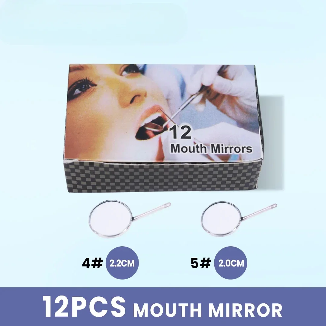 Dentas Mouth Mirror Reflector Dentas Mouths Mirror Oral Care Mirror Handle Tools 4#/5# With Tool Materials