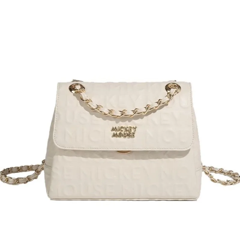 

Disney Shoulder Crossbody Bag Women Girls Minimalist Sweet Fashion Chain Quality Small Square Design Casual Daily Use