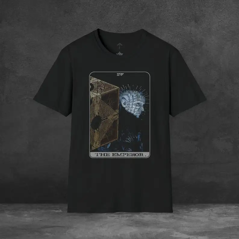 04 The Emperor Hellraiser Pinhead Horror Tarot Shirt