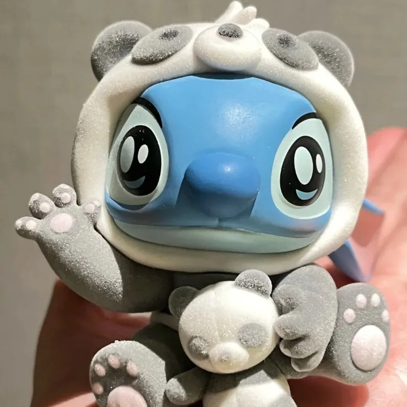 متوفر في المخزون مينيسو ليلو ستيتش سلسلة حفلات الحيوان صندوق أعمى أنيمي الطرفية دمية نموذج سطح المكتب زخرفة الشكل جمع هدية