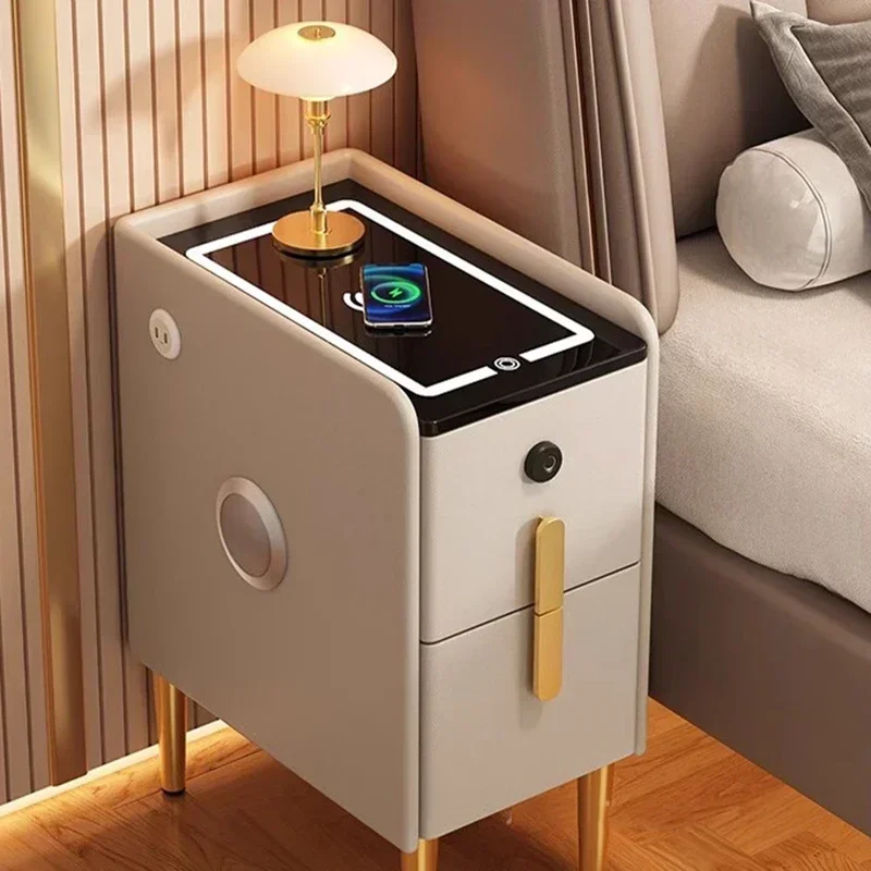 Living Room Bedside Table Bedroom Storage Bed Night Desk Sofa Side Nightstands Drawer Nordic Design Designer Nachttisch Closets
