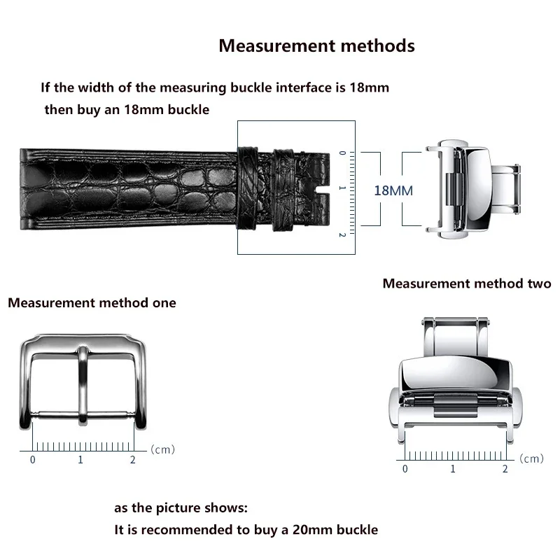 16mm 18mm 20mm 22mm 24mm Butterfly Deployment Buckle Automatic Stainless Steel Clasp for Watch Band  Replace Clasp with Tool