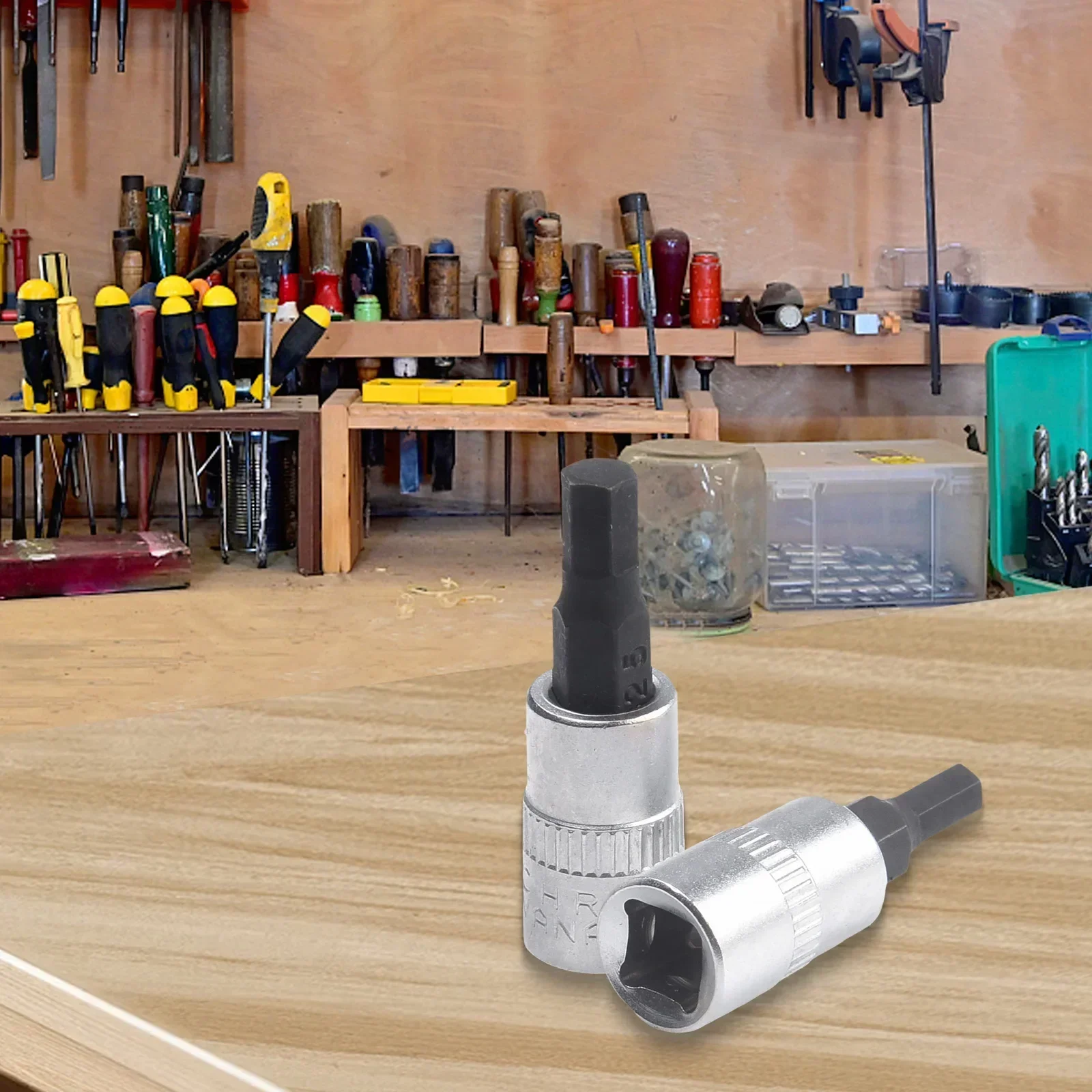 3pcs 1/4Inch Drive Hex Socket Bit Set 3- 8mm Screwdriver Bits H3 H4 H5 H6 H7 H8 Drive Drill Metric Socket Hand Tools