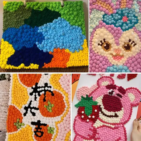 30-300 st mjuka pompoms fluffiga bollar pompon blandade 40 färger pompom pälsboll för barn gör-det-själv-pyssel bröllopsdekor 8/10/15/20/25/30 mm 10 best sales pom-pom-bollar - №2