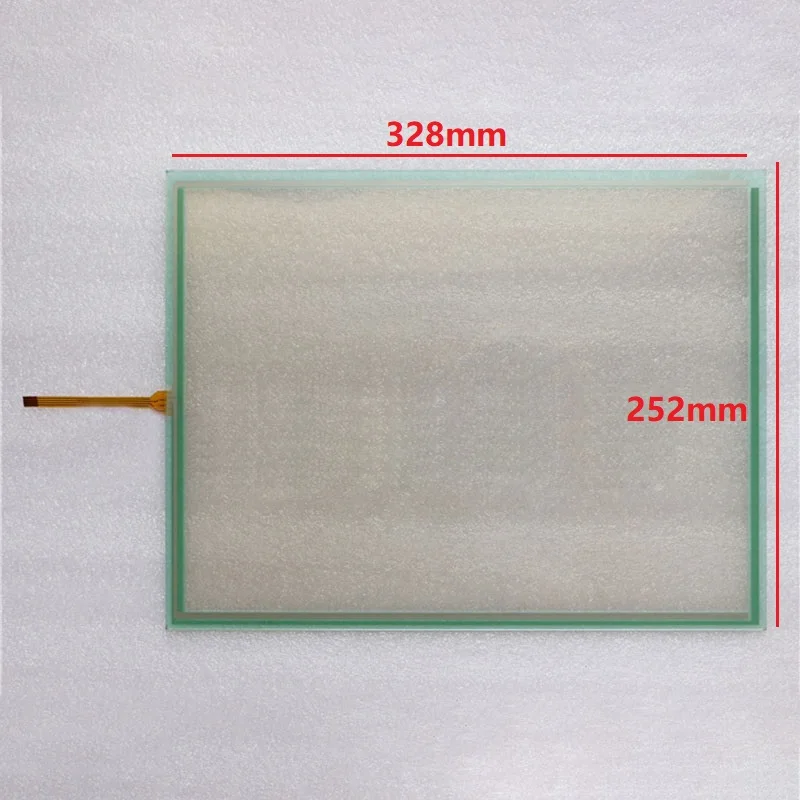 

15" 4-wire Touchpad For Schneider XBTGT7340 Touch Screen Glass Panel 328*252mm Digitizer Panel