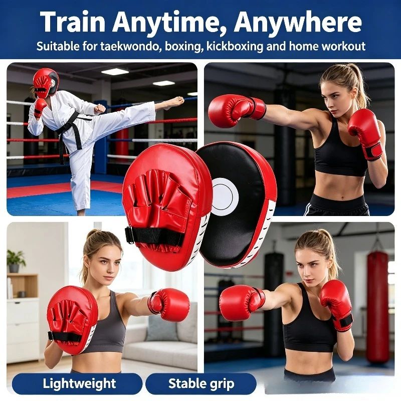 1PC Curved Hand Target for Boxing Taekwondo Sanda Precision Punching Martial Arts Training Equipment for Adults and Kids