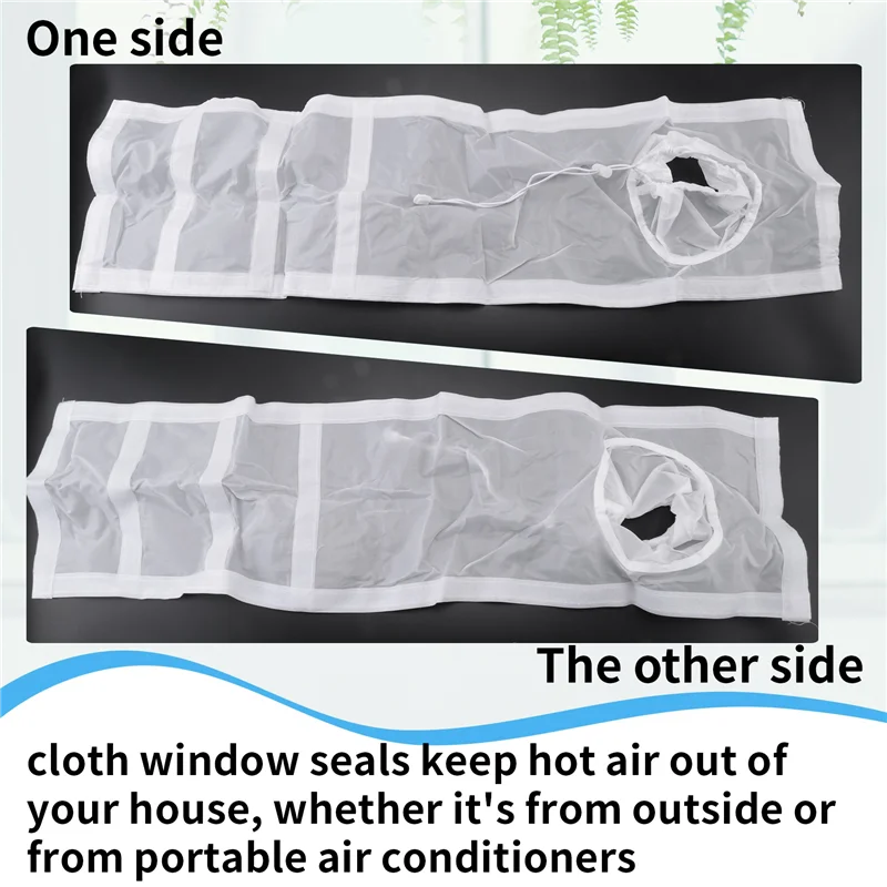 

UISN Universal Window Seal Cloth Plate Window Seal For Portable Air Conditioner Flexible Cloth Sealing Plate Window Seal