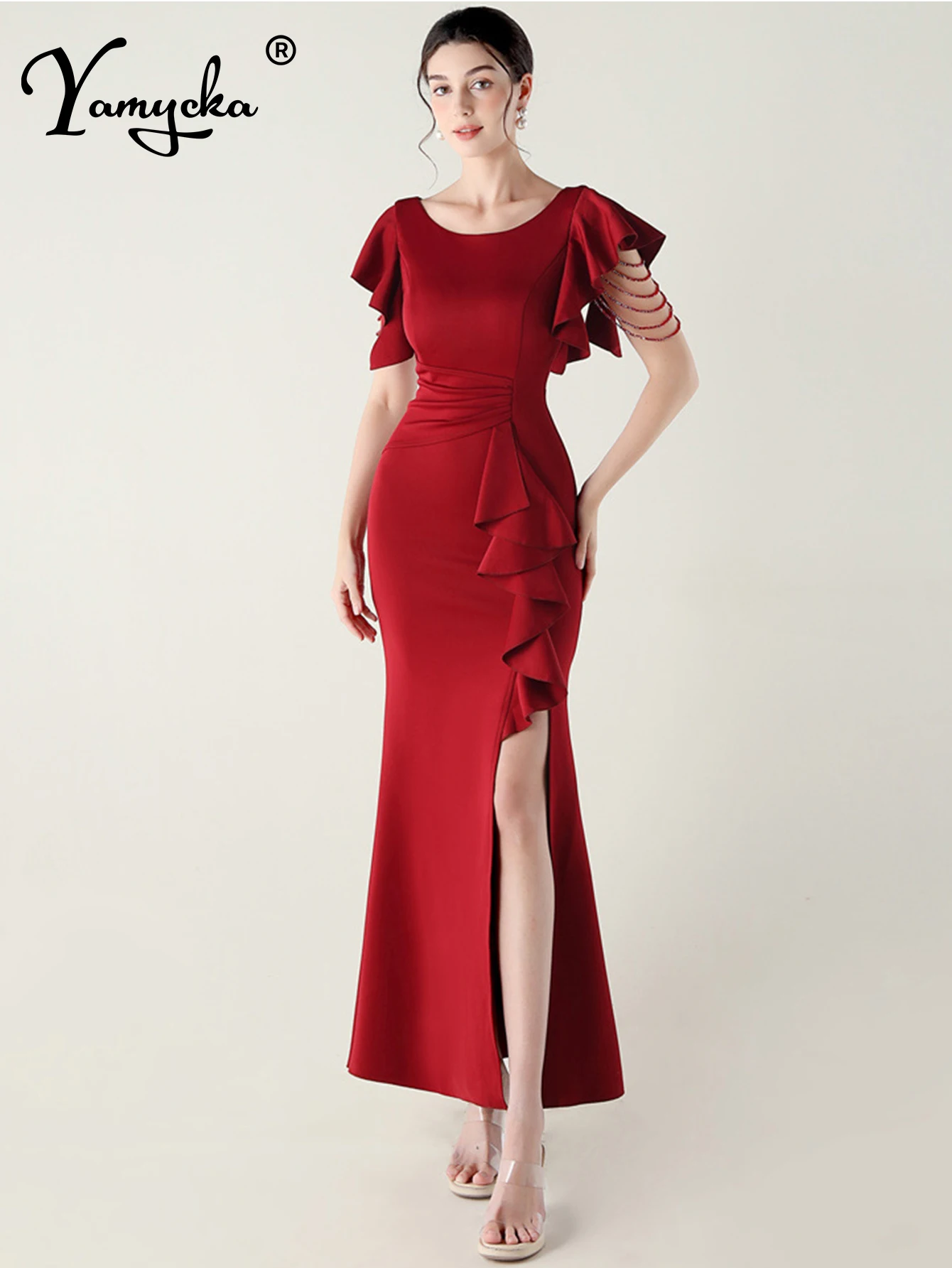 

Sexy black backless rhinestone summer dress women wedding party long dresses woman elegant bridesmaid evening dresses vestidos