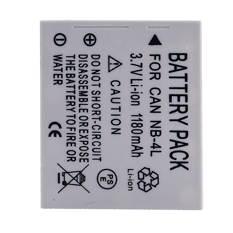 NB-4L Camera Battery Suitable for Canon IXUS 120IS 115HS 220HS 110IS 117HS 780IS 230HS IXUS 255HS